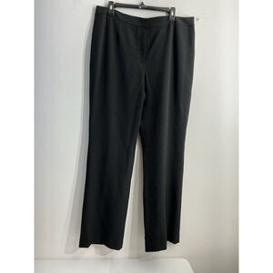 Womans Jones Studio Separates Dress Pants 14 Black Front Zip Clasp Close Lined